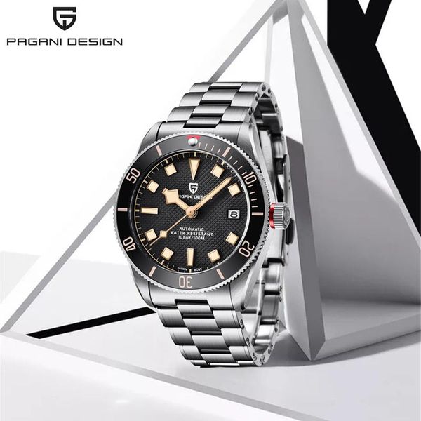 wristwatches 2021 pagani design automatic men mechanical men's watch luminous hands nh35a relogio masculino, Slivery;brown
wristwatches 2021 pagani design automatic men mechanical men's watch luminous hands nh35a relogio masculino, Slivery;brown