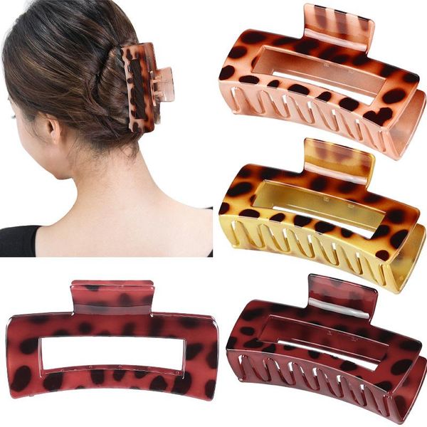 classic back of the head overlapping hair claw clips lady leopard print hollow out speckle pc material jaw clip fashion woman hairs holder, Slivery;golden
classic back of the head overlapping hair claw clips lady leopard print hollow out speckle pc material jaw clip fashion woman hairs holder, Slivery;golden