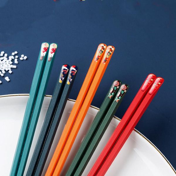 pair / japanese korean pointed non-slip chopsticks 5 kinds of flower-shaped alloy sushi sticks dining utensils
pair / japanese korean pointed non-slip chopsticks 5 kinds of flower-shaped alloy sushi sticks dining utensils