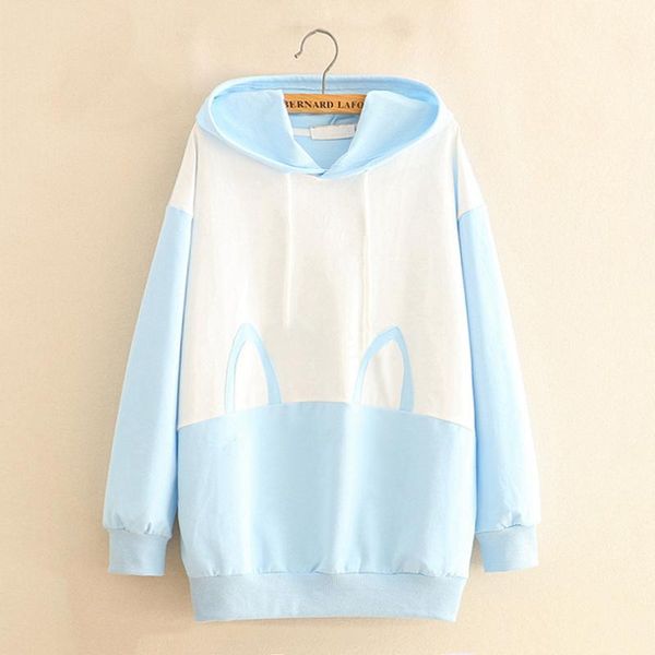 women's hoodies & sweatshirts fashion candy color hooded casual print long sleeve splice patchwork lady moletom feminino, Black
women's hoodies & sweatshirts fashion candy color hooded casual print long sleeve splice patchwork lady moletom feminino, Black