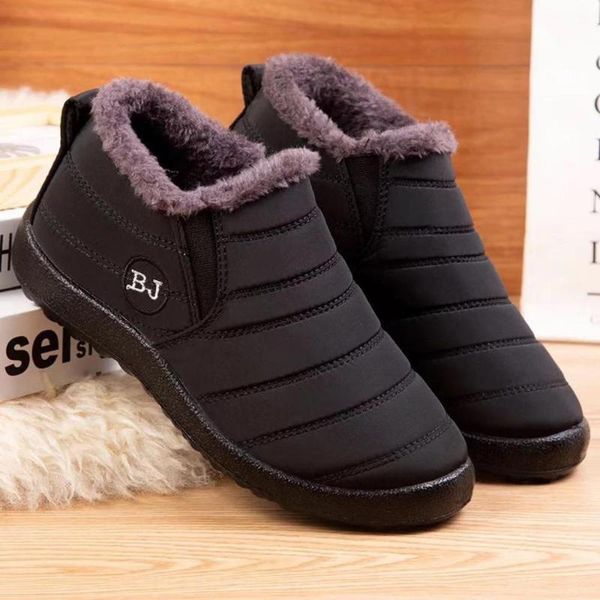 boots snow women shoes warm plush fur ankle winter female slip on flat casual waterproof ultralight footwear, Black
boots snow women shoes warm plush fur ankle winter female slip on flat casual waterproof ultralight footwear, Black