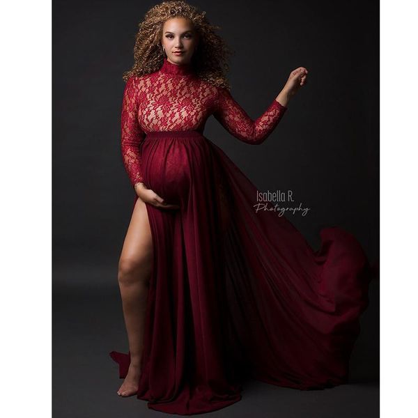 maternity dresses gown for po shoot pregnant women long sleeve black lace turtleneck pography pregnancy dress, White
maternity dresses gown for po shoot pregnant women long sleeve black lace turtleneck pography pregnancy dress, White