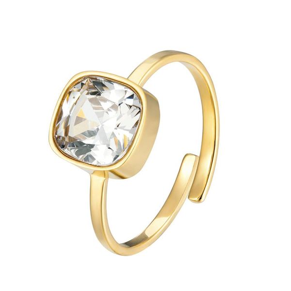 wedding rings exquisite adjustable size large crystal ring for women stainless steel party jewelry mother's day souvenir gift, Slivery;golden
wedding rings exquisite adjustable size large crystal ring for women stainless steel party jewelry mother's day souvenir gift, Slivery;golden