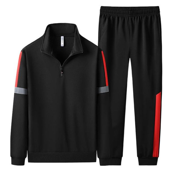 running sets 2021 mens tracksuit fashion casual men fitness set sweatshirt sweatpants sports suit streetwear clothing, Black;blue
running sets 2021 mens tracksuit fashion casual men fitness set sweatshirt sweatpants sports suit streetwear clothing, Black;blue