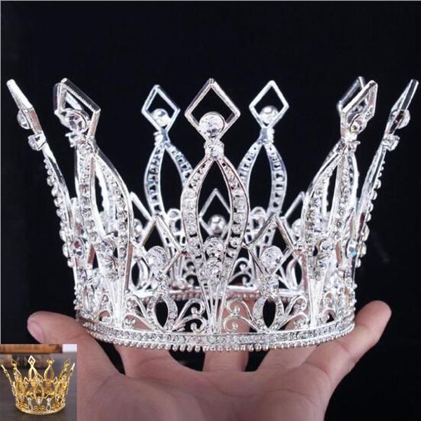 hair clips & barrettes baroque vintage round men crown wedding accessories king 3.9" tall royal man quinceanera groom prom tiaras and c, Golden;silver
hair clips & barrettes baroque vintage round men crown wedding accessories king 3.9" tall royal man quinceanera groom prom tiaras and c, Golden;silver