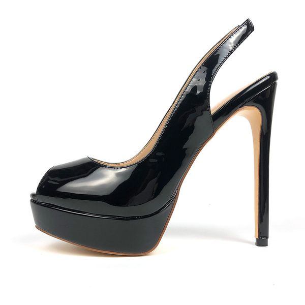 dress shoes women's solid peep toe high heels stiletto ankle straps pumps platform sandals big size wedding party h1fe, Black
dress shoes women's solid peep toe high heels stiletto ankle straps pumps platform sandals big size wedding party h1fe, Black