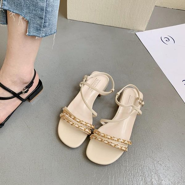sandals female sandal retro woman shoes open toe all-match buckle strap 2021 summer block heels girls original peep comfort fashion beig, Black
sandals female sandal retro woman shoes open toe all-match buckle strap 2021 summer block heels girls original peep comfort fashion beig, Black
