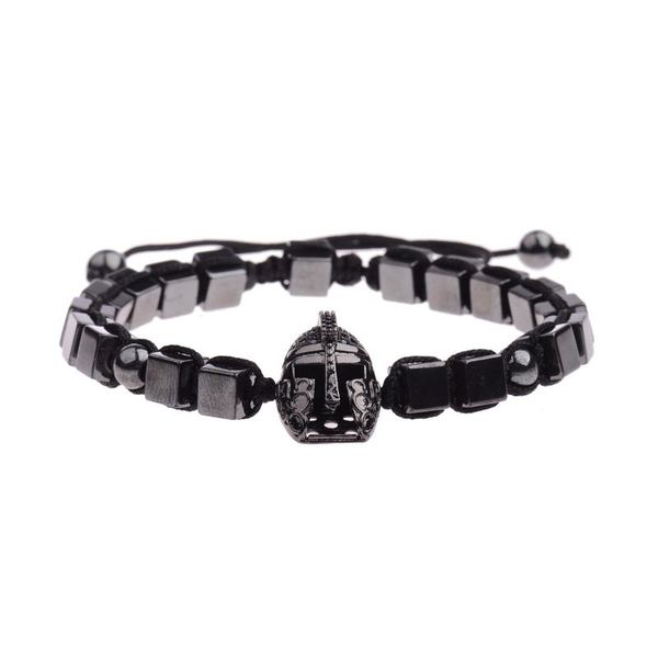 beaded, strands bracelet homme hematite roman knight spartan warrior gladiator helmet beads mala yoga weave adjustable bangle, Black
beaded, strands bracelet homme hematite roman knight spartan warrior gladiator helmet beads mala yoga weave adjustable bangle, Black