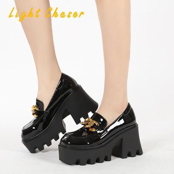 dress shoes spring autumn super high-heel platform women's slip-on leather high-heeled, Black
dress shoes spring autumn super high-heel platform women's slip-on leather high-heeled, Black