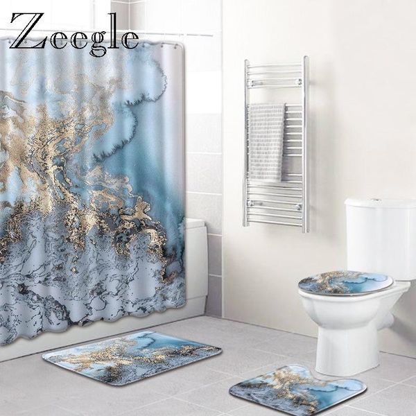 zeegle marble pattern bathroom mat with shower curtain set non-slip pedestal rug lid toilet cover bath mats
zeegle marble pattern bathroom mat with shower curtain set non-slip pedestal rug lid toilet cover bath mats
