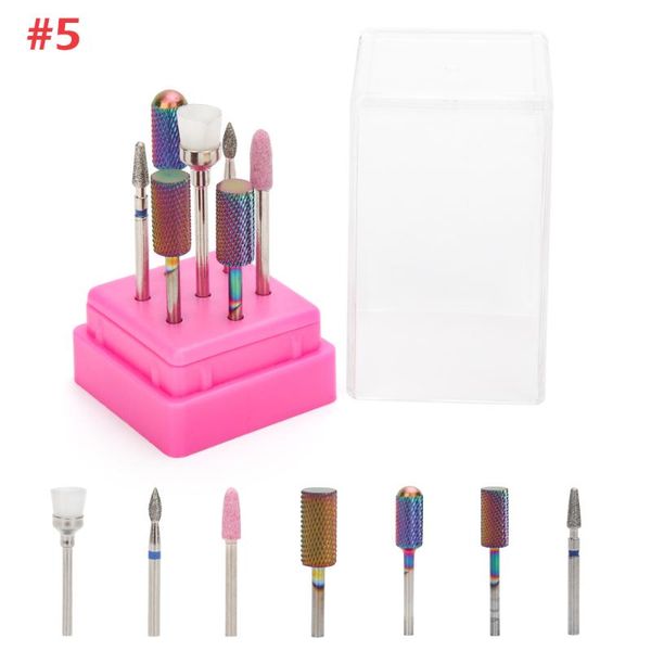 nail art equipment 7pcs /set drill bits set bit tungsten carbide acrylic file brush manicure tools, Silver
nail art equipment 7pcs /set drill bits set bit tungsten carbide acrylic file brush manicure tools, Silver