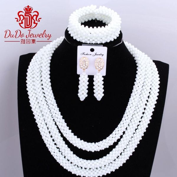 earrings & necklace milk white delicate 3 layers coral nigerian wedding african beads jewelry set dubai bridal christmas sets, Silver
earrings & necklace milk white delicate 3 layers coral nigerian wedding african beads jewelry set dubai bridal christmas sets, Silver