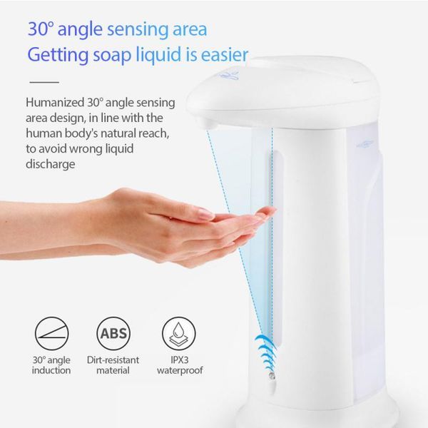 drip type automatic soap dispenser touchless hands liquid sanitizer smart ir sensor disinfection machine 1pc
drip type automatic soap dispenser touchless hands liquid sanitizer smart ir sensor disinfection machine 1pc