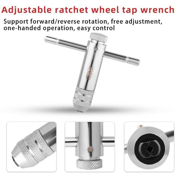 t-handle reversible single tap wrench tapping threading tool m3-m8 m3-m6 1/8-1/4 screwdriver holder hand tools
t-handle reversible single tap wrench tapping threading tool m3-m8 m3-m6 1/8-1/4 screwdriver holder hand tools