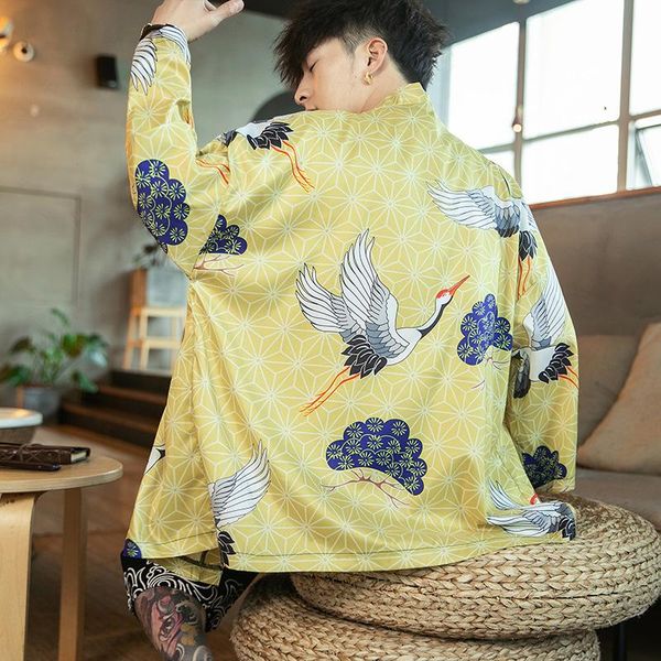 kimonos cardigan men yukata women japanese kimono traditional harajuku beach loose yellow shirt sun-protective coat ethnic clothing, Red
kimonos cardigan men yukata women japanese kimono traditional harajuku beach loose yellow shirt sun-protective coat ethnic clothing, Red