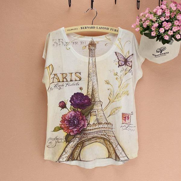famous la tour eiffel pattern womens fashion design paris culture tees 2015 letter summer tee plus size free, White
famous la tour eiffel pattern womens fashion design paris culture tees 2015 letter summer tee plus size free, White