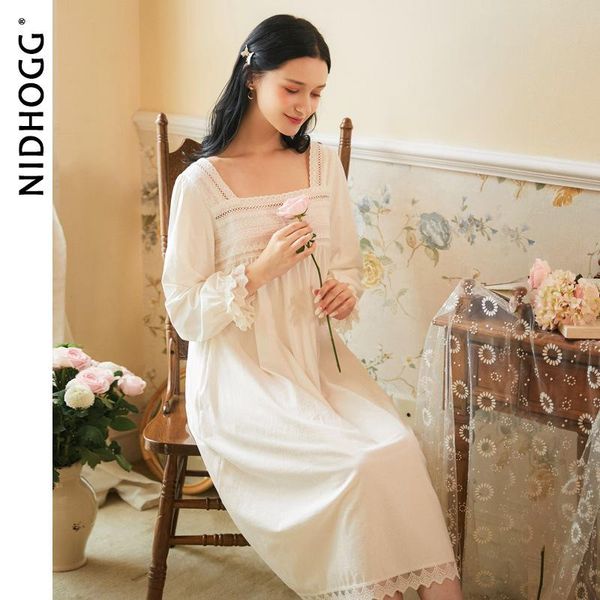 women's sleepwear long-sleeved cotton nightgown autumn princess sweet loose plus-sized solid night wear women sleep dress, Black;red
women's sleepwear long-sleeved cotton nightgown autumn princess sweet loose plus-sized solid night wear women sleep dress, Black;red