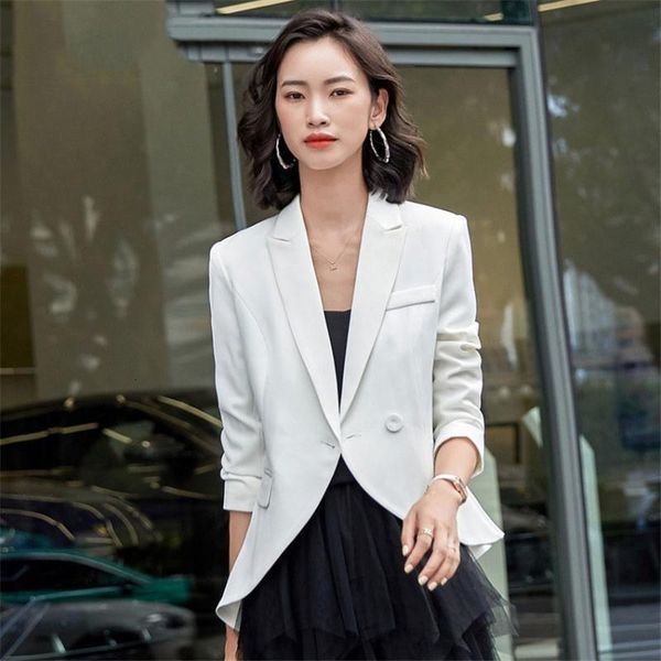 women's suits & blazers white black occupation blazer for women autumn single button jackets ladies formal irregular hem suit 5j9x
women's suits & blazers white black occupation blazer for women autumn single button jackets ladies formal irregular hem suit 5j9x