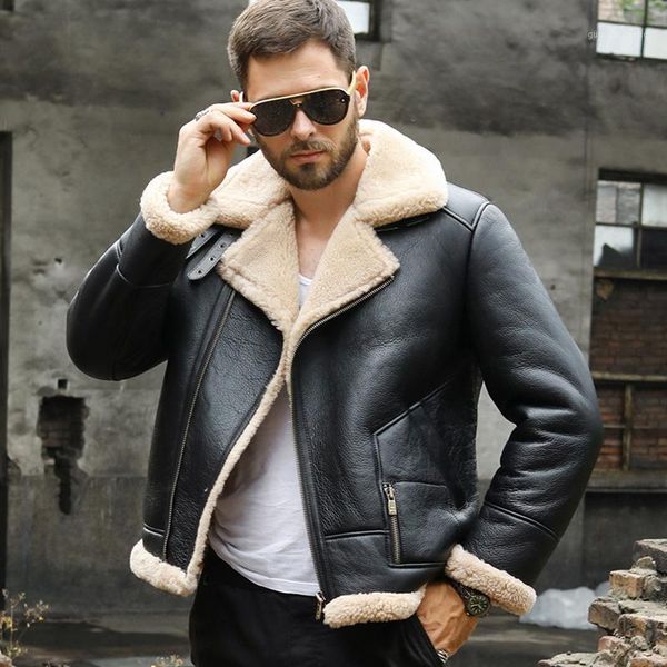 shearling coat mens b3 bomber jacket black leather fashion motorcycle short fur men's & faux
shearling coat mens b3 bomber jacket black leather fashion motorcycle short fur men's & faux