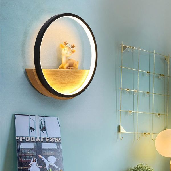 modern minimalist wall lamp, creative deer bedroom bedside interior lighting, round living room background lamps lamp
modern minimalist wall lamp, creative deer bedroom bedside interior lighting, round living room background lamps lamp