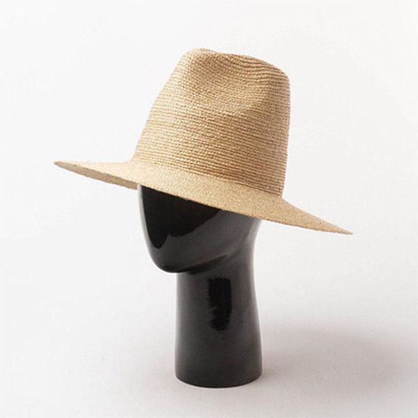 wide brim hats women's summer hat er for men sun protection cap female high raffia straw beach, Blue;gray
wide brim hats women's summer hat er for men sun protection cap female high raffia straw beach, Blue;gray
