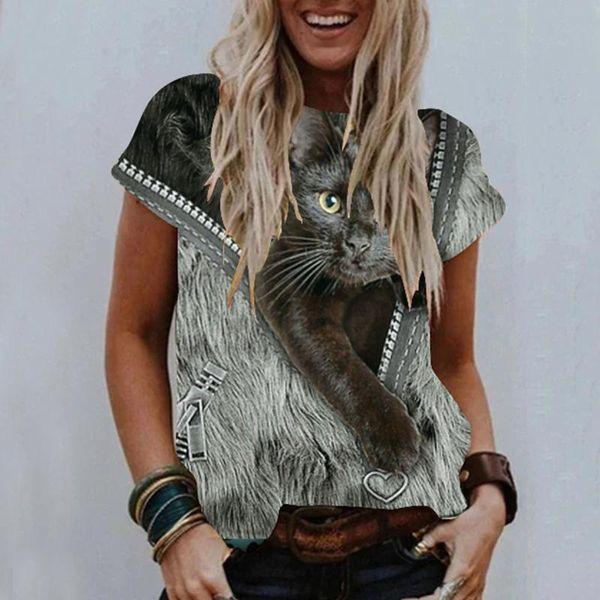 35# fashion plus size t shirt women short sleeve o-neck woman tshirts tee t-shirt 3d animal cat printed mujer camisetas women's, White
35# fashion plus size t shirt women short sleeve o-neck woman tshirts tee t-shirt 3d animal cat printed mujer camisetas women's, White