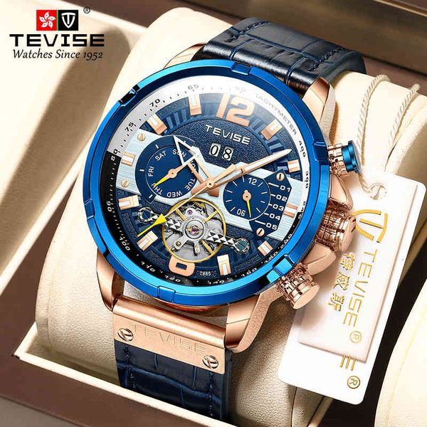 tevise 2021 new machines clocks for men blue brand luxury military leather polar man fashion automatic, Slivery;brown
tevise 2021 new machines clocks for men blue brand luxury military leather polar man fashion automatic, Slivery;brown
