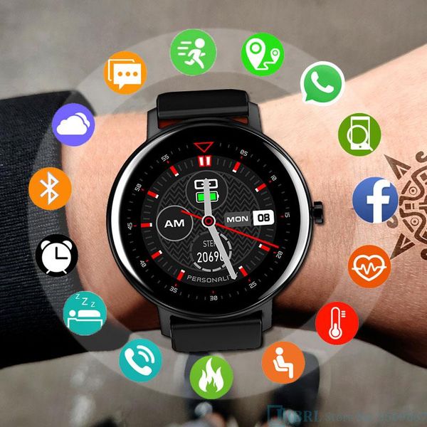 full touch wristwatch mens round digital watch women wrist watches for android ios silicone clock men ip68 waterproof wristwatches, Slivery;brown
full touch wristwatch mens round digital watch women wrist watches for android ios silicone clock men ip68 waterproof wristwatches, Slivery;brown