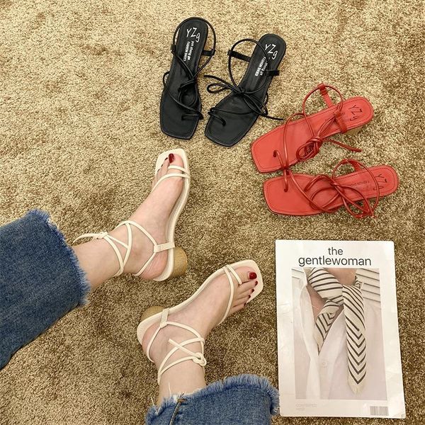 sandals gladiator thin rope women 2021 summer beige narrow band ankle strappy thong high heels red wedding shoes, Black
sandals gladiator thin rope women 2021 summer beige narrow band ankle strappy thong high heels red wedding shoes, Black