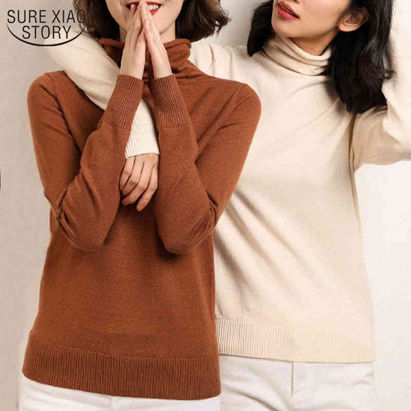 winter clothes women slim women's turtleneck solid long sleeve knitwear cotton pullovers feminine 10864 210508, White;black
winter clothes women slim women's turtleneck solid long sleeve knitwear cotton pullovers feminine 10864 210508, White;black