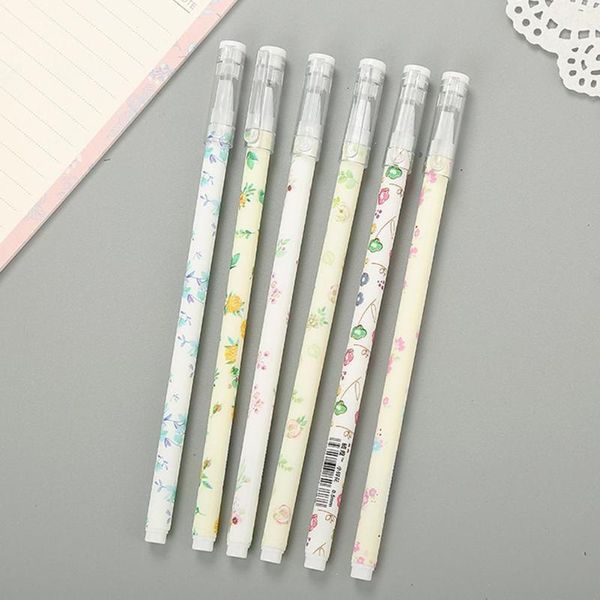 gel pens 0.5mm black pen small floral print students stationery student school exam supplies office material b1i8
gel pens 0.5mm black pen small floral print students stationery student school exam supplies office material b1i8