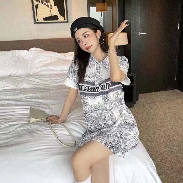 a-line skirt 21 summer zoo series print stripe letter high waist thin short sleeve polo collar dress, Black;gray
a-line skirt 21 summer zoo series print stripe letter high waist thin short sleeve polo collar dress, Black;gray