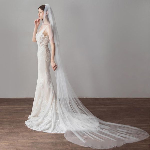 bridal veils simple no-decoration wedding chapel veil elegant 3m two-layer long tulle with comb bride classical headpiece ivory, Black
bridal veils simple no-decoration wedding chapel veil elegant 3m two-layer long tulle with comb bride classical headpiece ivory, Black