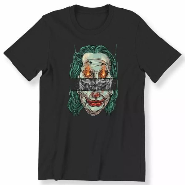 mens ladies joker skull fire line art joker skull trendy t-shirt 100% cotton, White;black
mens ladies joker skull fire line art joker skull trendy t-shirt 100% cotton, White;black