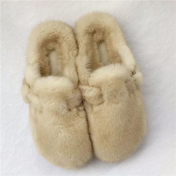 slippers style fur ladies winter warm shoes real mink household furry closed toe flat, Black
slippers style fur ladies winter warm shoes real mink household furry closed toe flat, Black