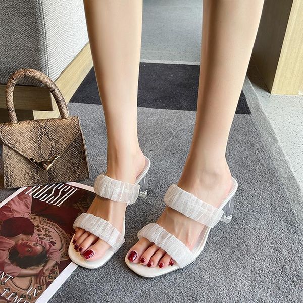 dress shoes white summer fine heel slippers transparent hollow high heels sandals wear-resisting bottom women zapatillas casa, Black
dress shoes white summer fine heel slippers transparent hollow high heels sandals wear-resisting bottom women zapatillas casa, Black