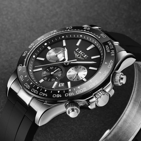 wristwatches lige luxury silicone watch men waterproof sports quartz multifunctional business mens watches montre homme, Slivery;brown
wristwatches lige luxury silicone watch men waterproof sports quartz multifunctional business mens watches montre homme, Slivery;brown