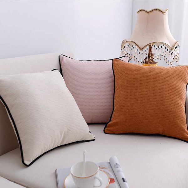cushion/decorative pillow pastoral nordic modern wind piping cover cushion car solid color polyester pillowcase decoration
cushion/decorative pillow pastoral nordic modern wind piping cover cushion car solid color polyester pillowcase decoration