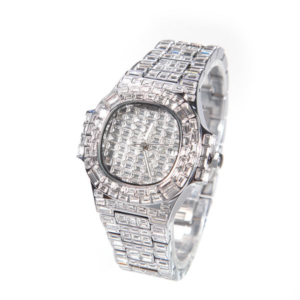 designer watch brand table luxury es fashion hip hop quartz men's ins design full diamond calendar large dial hiphop watch, Slivery;brown
designer watch brand table luxury es fashion hip hop quartz men's ins design full diamond calendar large dial hiphop watch, Slivery;brown