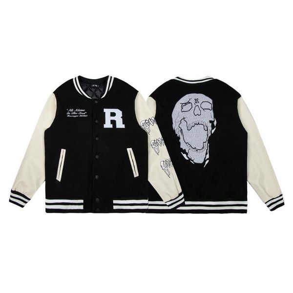 men's jackets 2021s high street brand revenge embroidery design jacket windbreaker techwear coat women, Black;brown
men's jackets 2021s high street brand revenge embroidery design jacket windbreaker techwear coat women, Black;brown