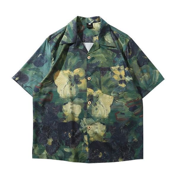 men's casual shirts shirt mid-length oversized couple hip-hop street retro oil painting print short-sleeved tide brand loose, White;black
men's casual shirts shirt mid-length oversized couple hip-hop street retro oil painting print short-sleeved tide brand loose, White;black