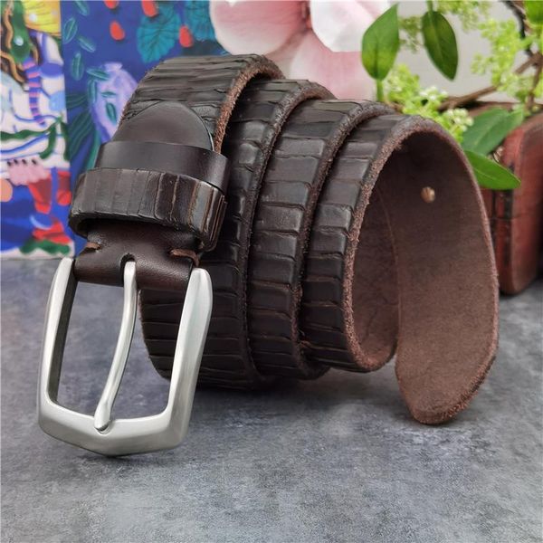 belts luxury stainless steel belt buckle leather men designer retro carving ceinture brass men's sbt0012, Black;brown
belts luxury stainless steel belt buckle leather men designer retro carving ceinture brass men's sbt0012, Black;brown