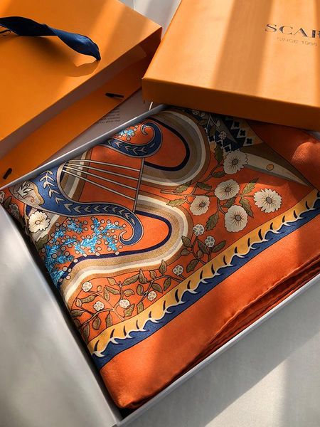 scarves 2021 hangzhou 100% real silk scarf square 110*110cm brand big wrap shawls for ladies printed bandana, Blue;gray
scarves 2021 hangzhou 100% real silk scarf square 110*110cm brand big wrap shawls for ladies printed bandana, Blue;gray