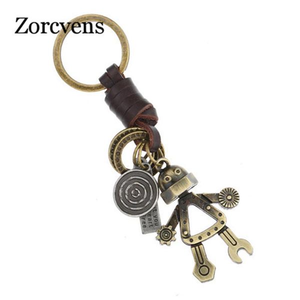keychains modyle fashion brand genuine leather punk vintage robot pendant key chains man wholesale, Silver
keychains modyle fashion brand genuine leather punk vintage robot pendant key chains man wholesale, Silver