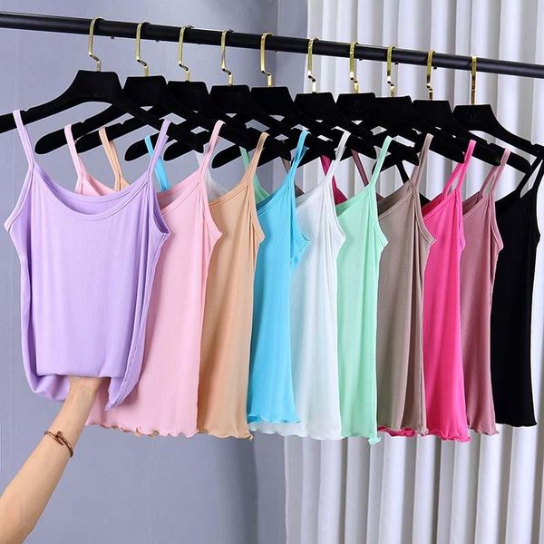 women's tanks & camis modal women tank ribbed spaghetti strap ruched bottom candy color undershirt camisole w816, White
women's tanks & camis modal women tank ribbed spaghetti strap ruched bottom candy color undershirt camisole w816, White