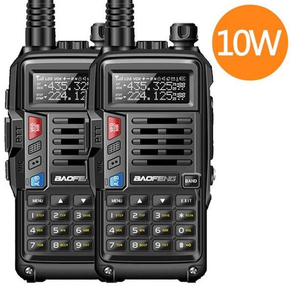 walkie talkie 2pcs baofeng uv-s9 plus with 2800mah battery 10w high power dual band uhf/vhf amateur ham 2 way radio
walkie talkie 2pcs baofeng uv-s9 plus with 2800mah battery 10w high power dual band uhf/vhf amateur ham 2 way radio
