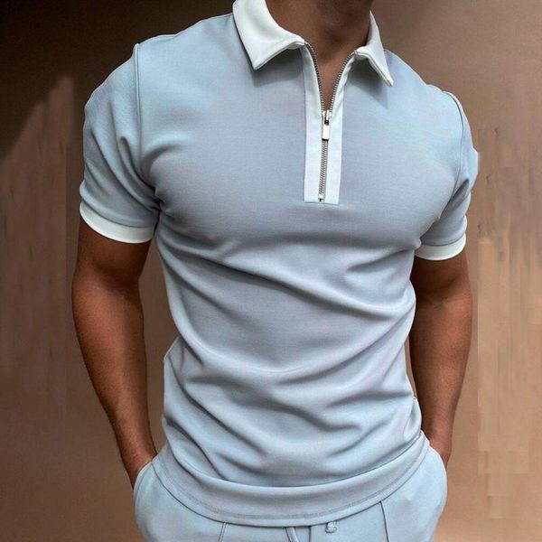 men's casual shirts fashion patchwork men short sleeve turn-down collar zipper design 2021 summer harajuku streetwear, White;black
men's casual shirts fashion patchwork men short sleeve turn-down collar zipper design 2021 summer harajuku streetwear, White;black