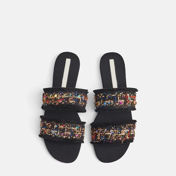 slippers 2021 summer women mules shoes peep-toe flat tassel slides woman cozy outerwear balck beach flip flop, Black
slippers 2021 summer women mules shoes peep-toe flat tassel slides woman cozy outerwear balck beach flip flop, Black