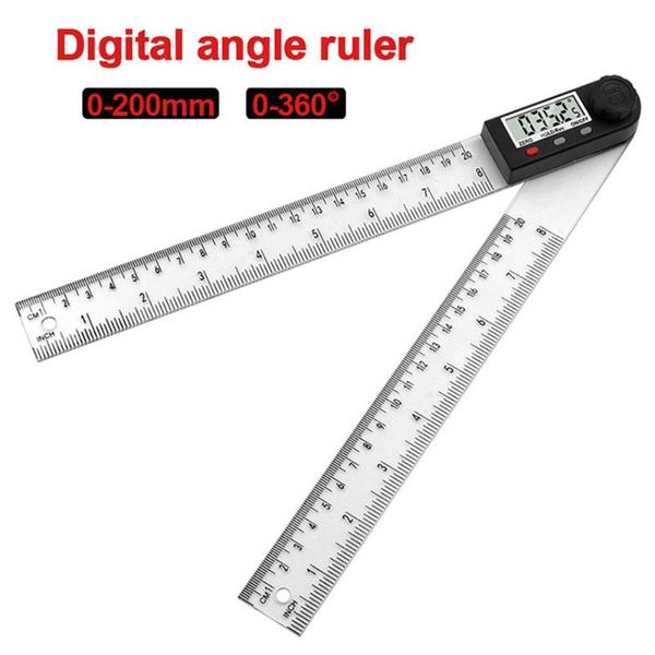 professional hand tool sets 0-200 mm 7'' digital protractor angle ruler electron goniometer inclinometer meter measuring tools
professional hand tool sets 0-200 mm 7'' digital protractor angle ruler electron goniometer inclinometer meter measuring tools