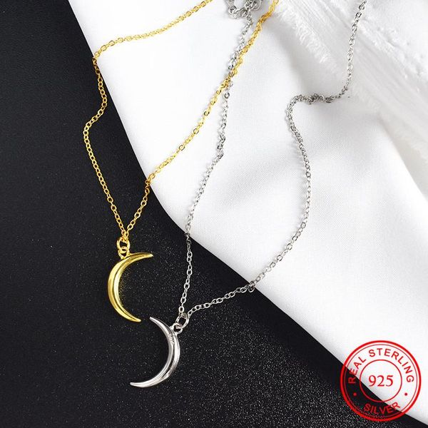 delicate moon clavicle chokers for women gold/silver color maxi crescent necklace pure silver jewelry collares bijoux 2021, Golden;silver
delicate moon clavicle chokers for women gold/silver color maxi crescent necklace pure silver jewelry collares bijoux 2021, Golden;silver
